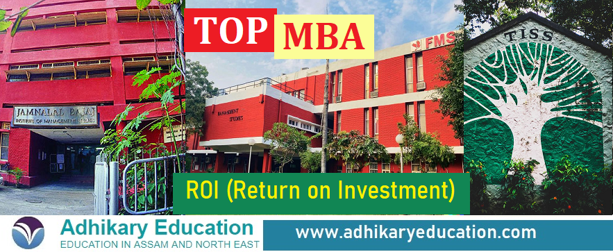 Top MBA India Return on Investment